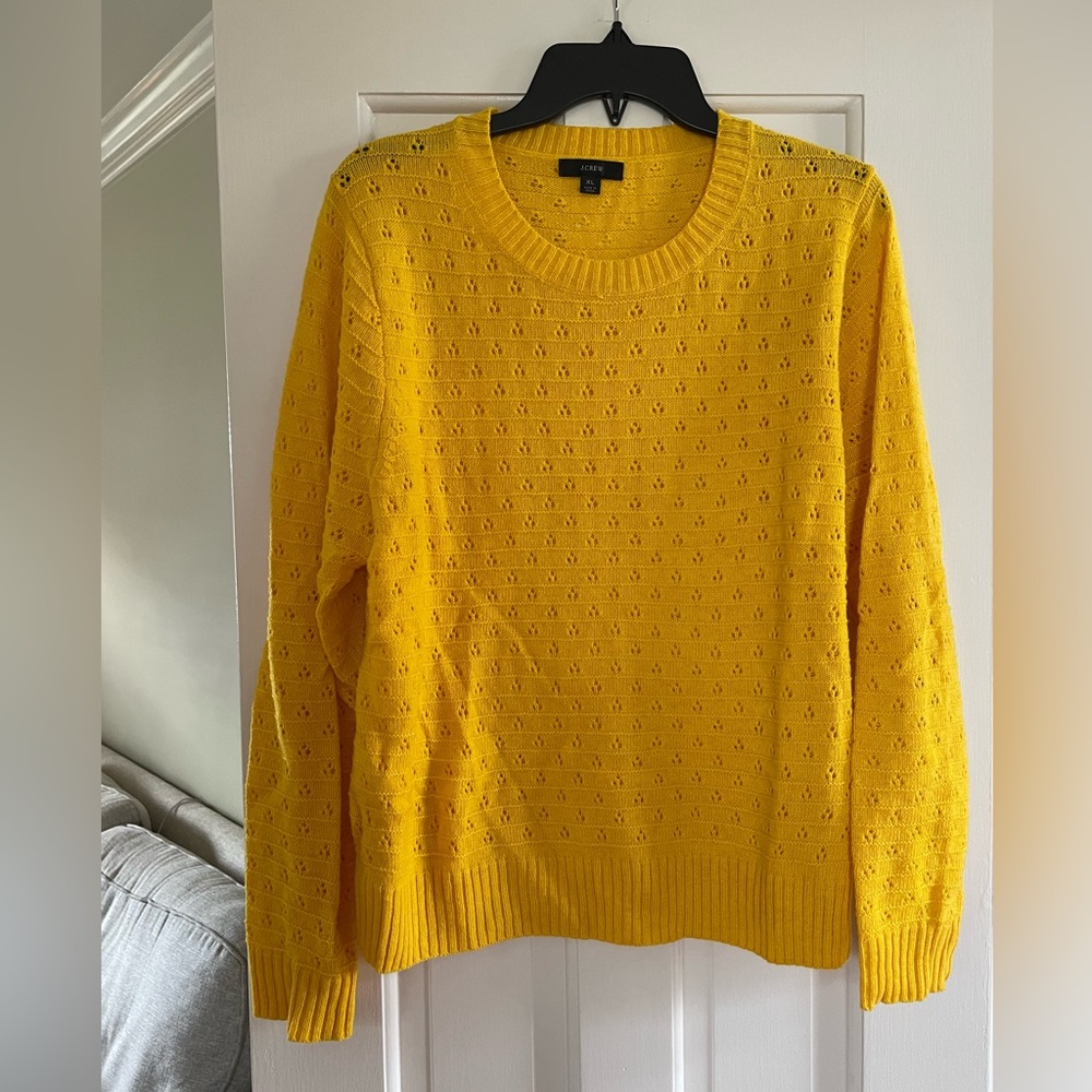 J. Crew Pointelle Sweater